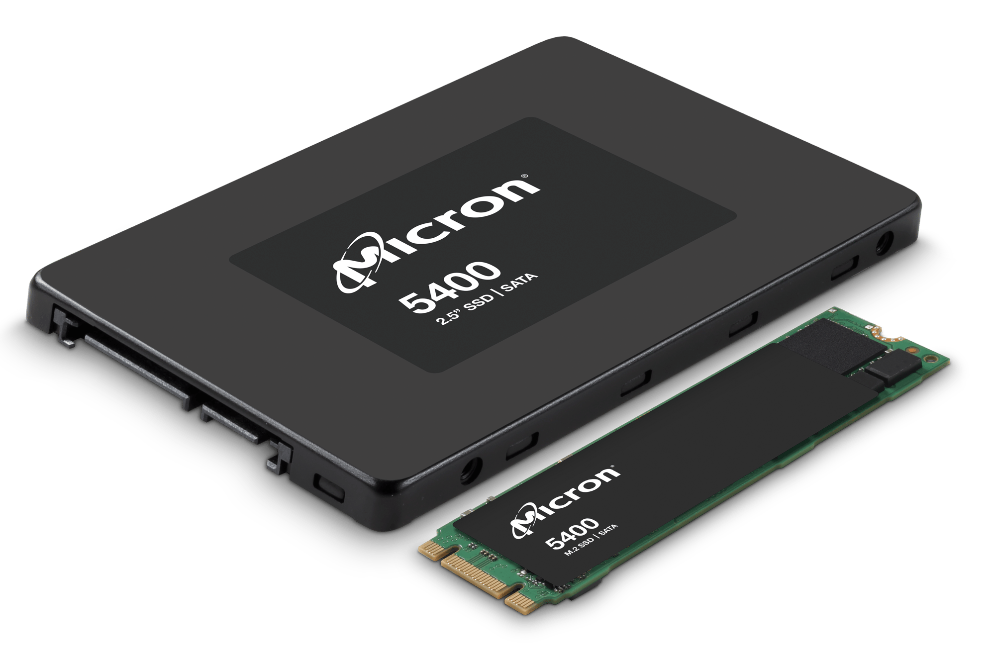 Micron 5400 SATA Family Angled Left Image