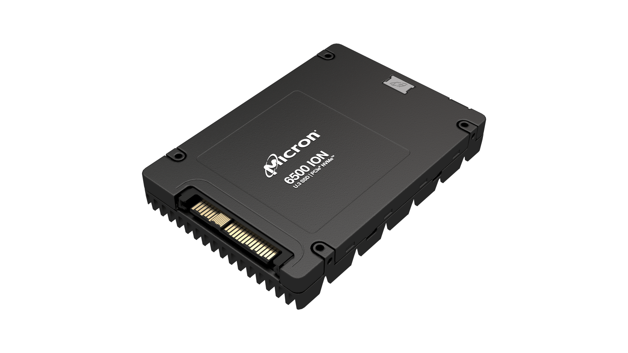 Micron 6500 ION SSD U3 15mm Left Image